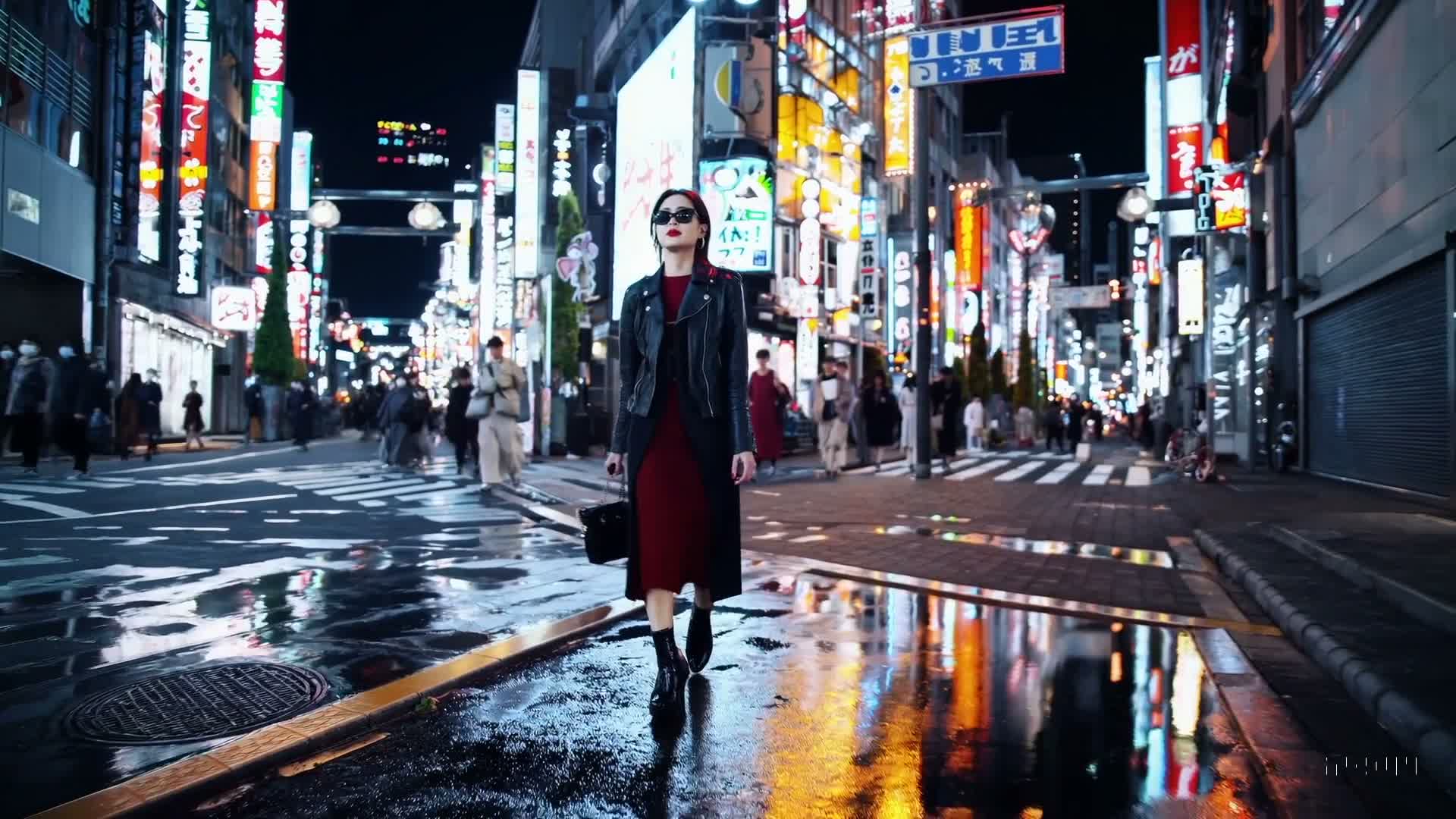 Tokyo Neon Street Walk
