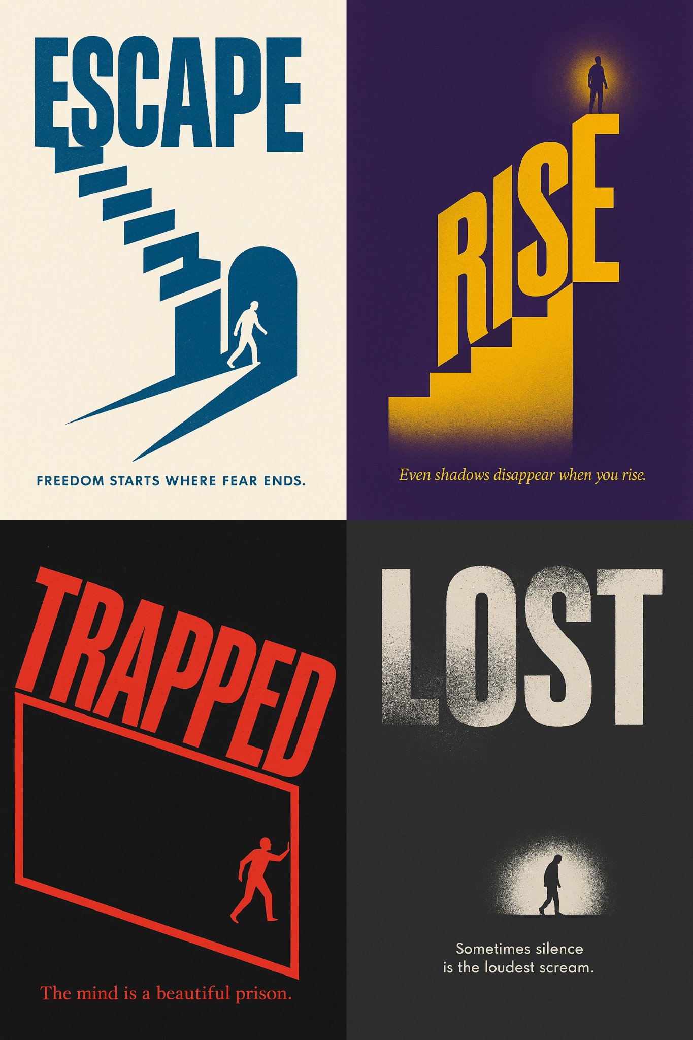 การออกแบบโปสเตอร์คำศัพท์ 2D