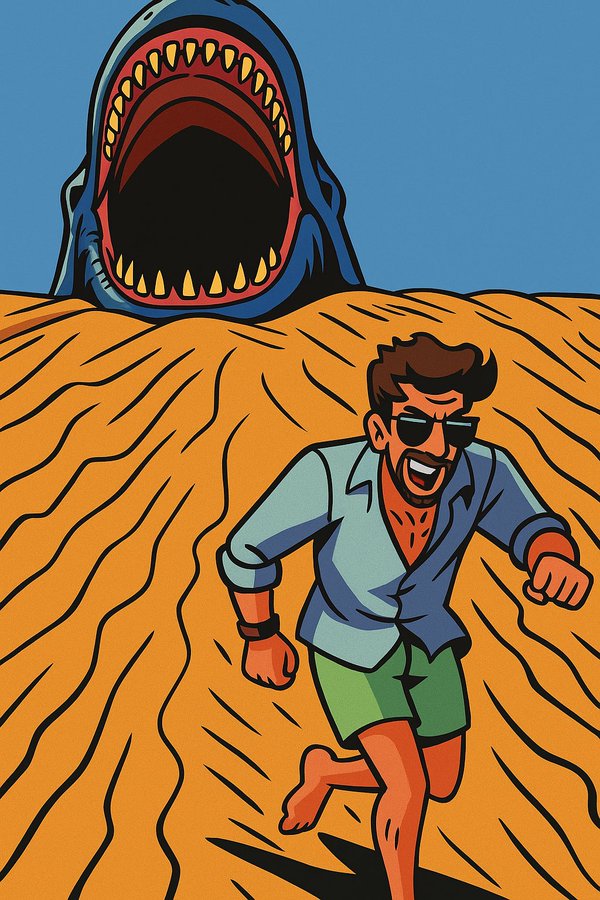 Illustrazione in stile stop-motion dei cartoni animati americani anni '90