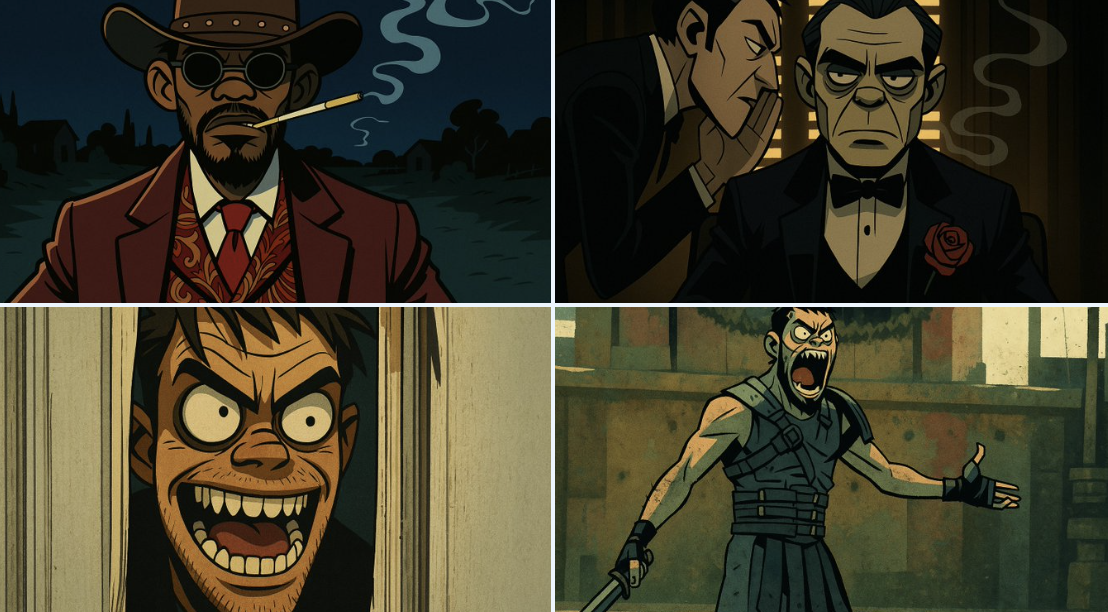 Ilustracja w stylu Gorillaz