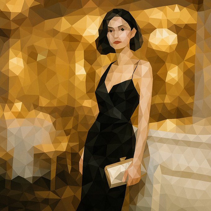 Phong cách khảm đa giác thấp