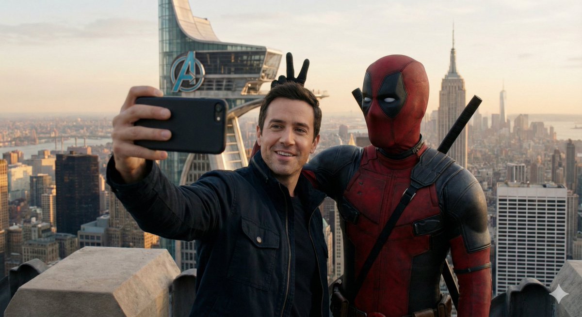 Prendre une photo avec Deadpool dans la Tour des Vengeurs