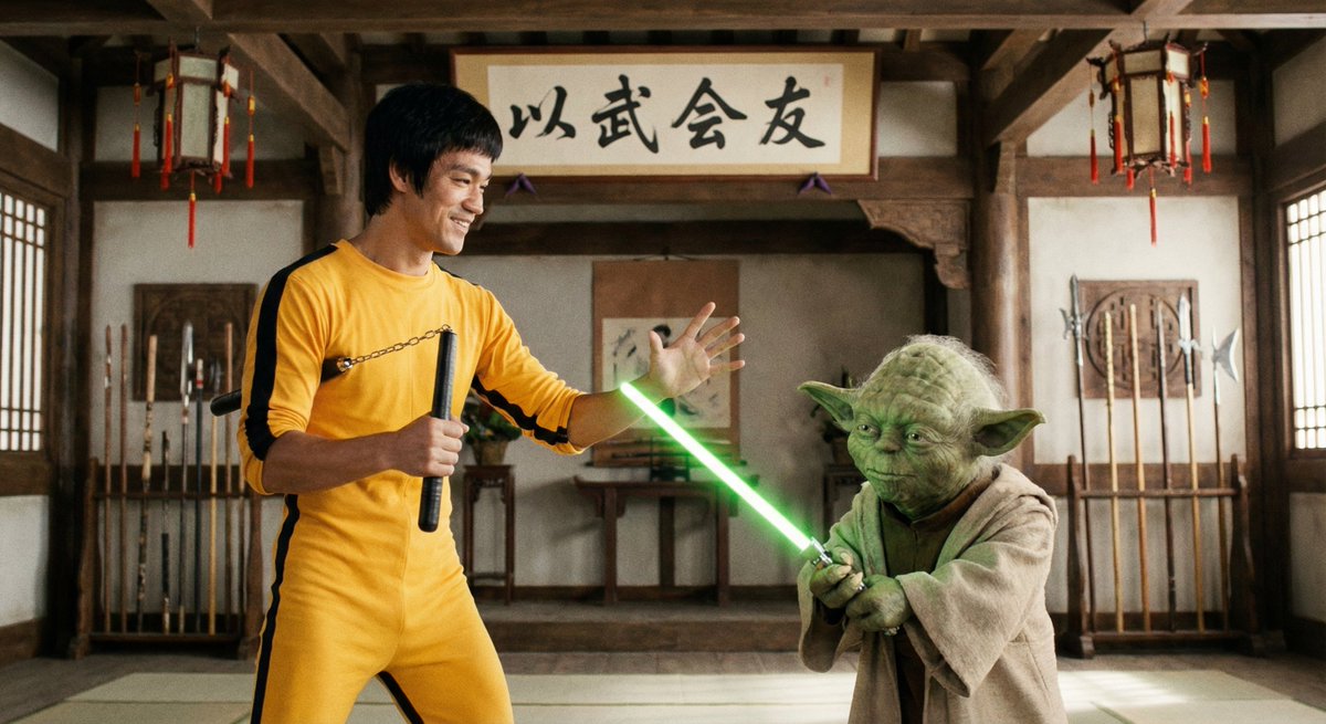 Bruce Lee ve Usta Yoda'nın Dövüş Arkadaşlığı