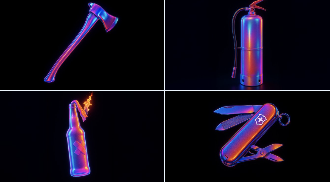 Herramientas estilo neón