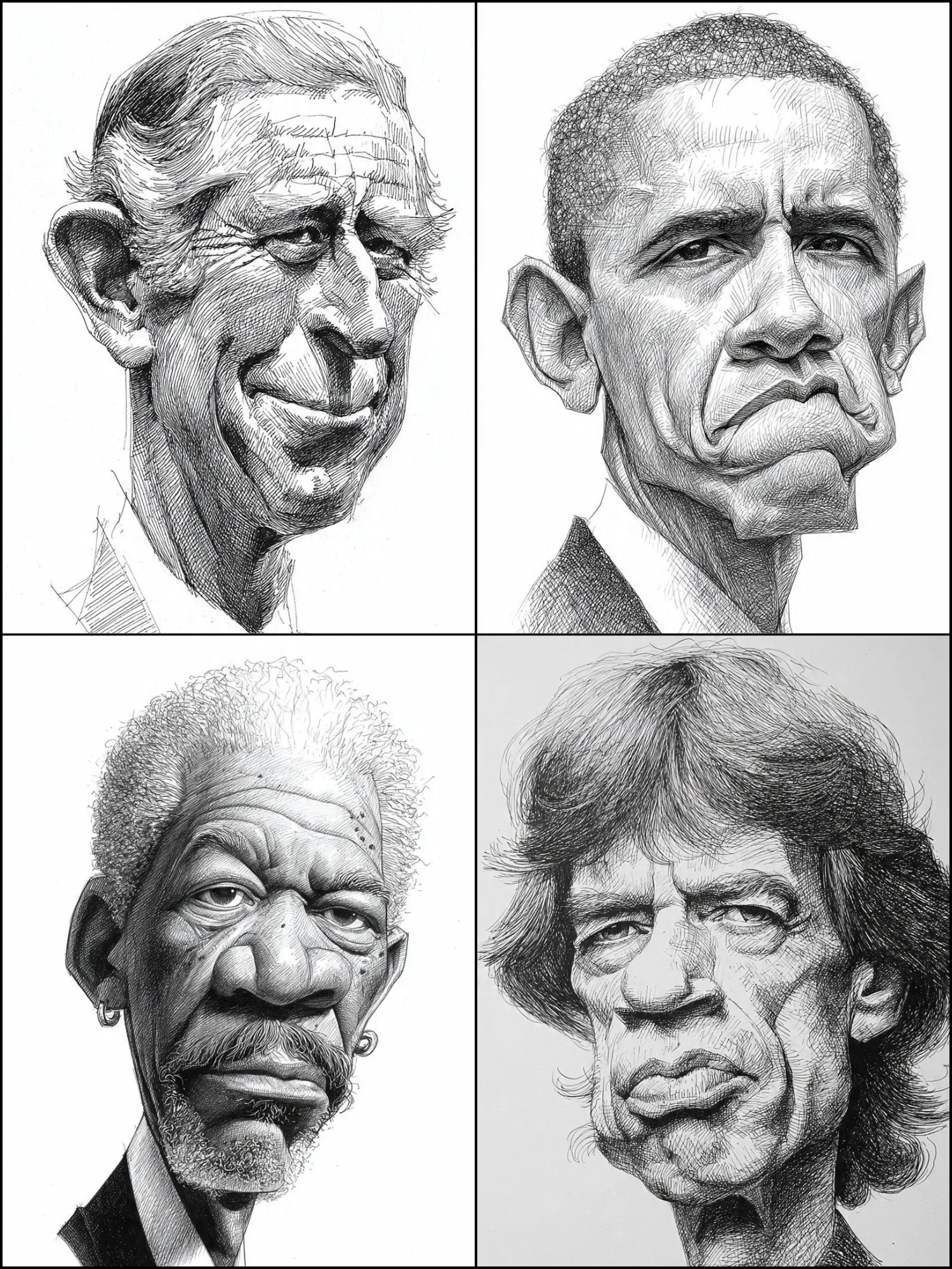 Fumetto disegnato a mano in bianco e nero