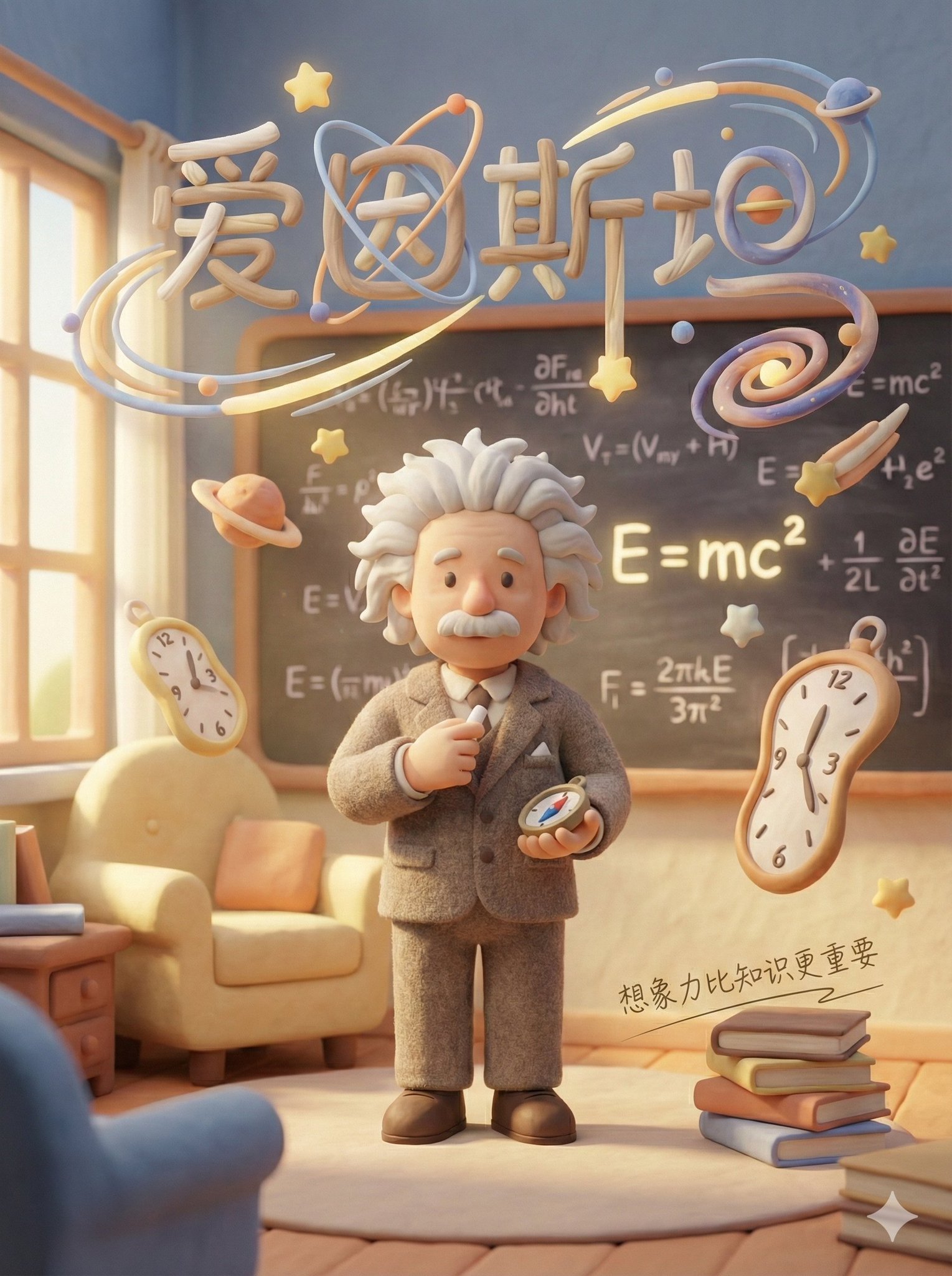 Áp phích đất sét mang cảm giác cổ tích chữa lành