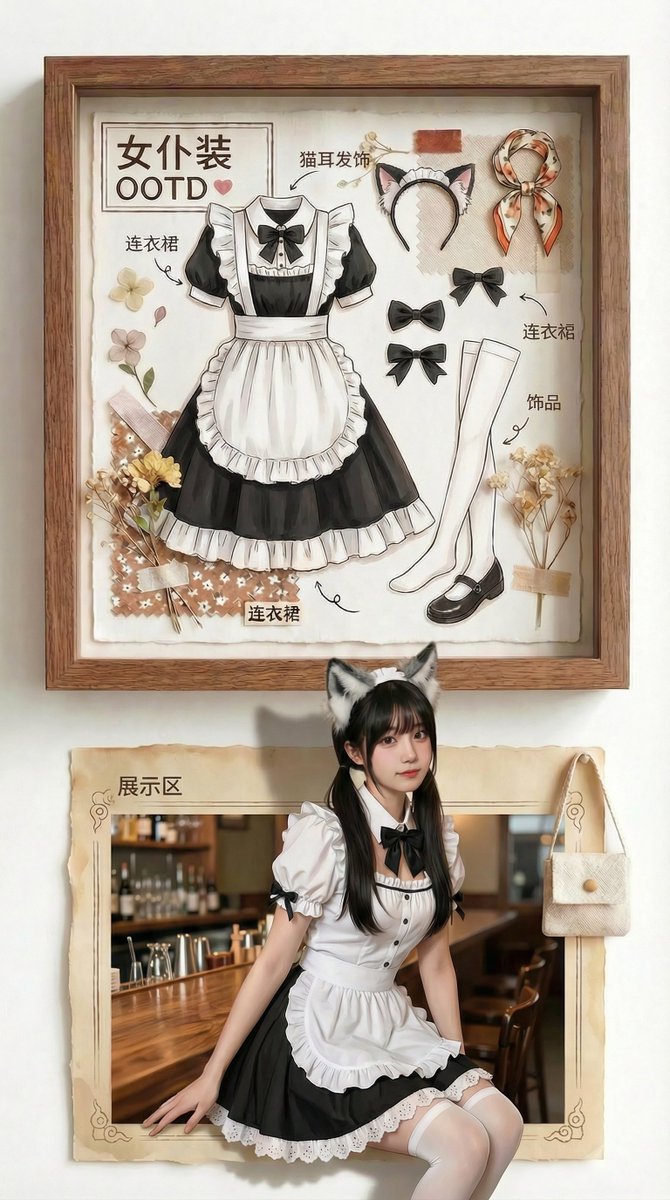 דואט אסתטיקה: קופסת דגימות עם סגנון לבוש מציאותי