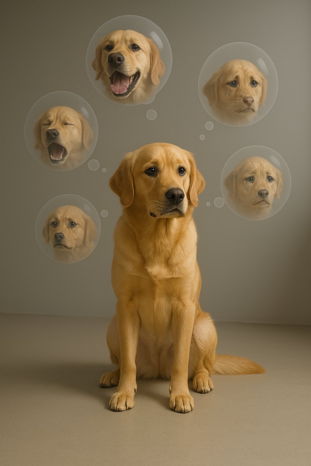 ฟองความคิดในสภาวะอารมณ์ต่าง ๆ