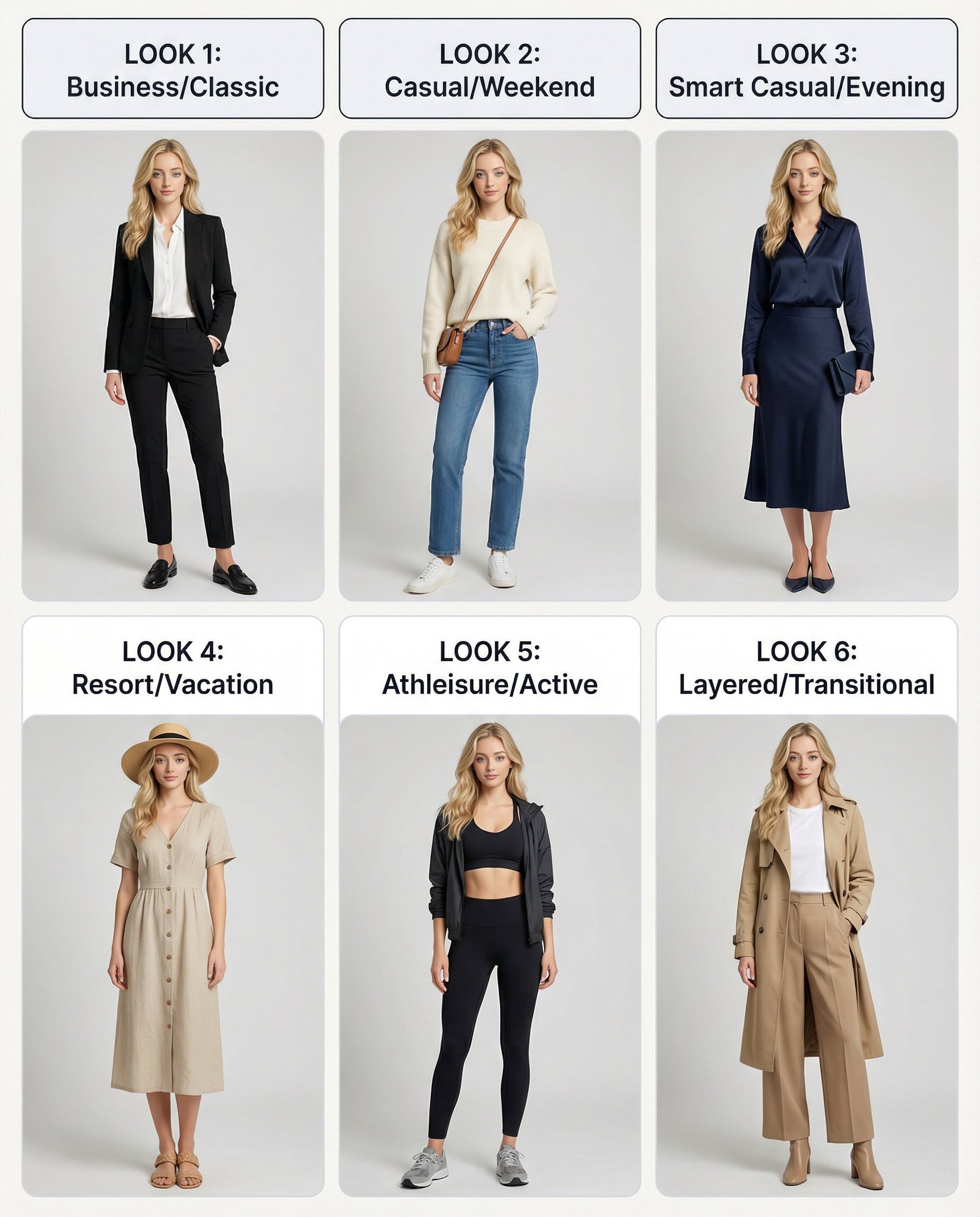 Ein vertikales Modeplakat